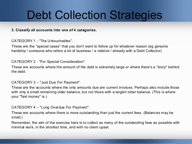 Debt Collection Strategies